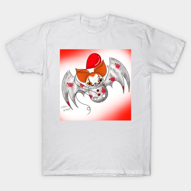 Battywise the clown T-Shirt by VikkiKrash